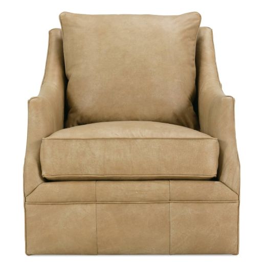 Picture of Kara Leather Swivel Chair w/ Glider Option